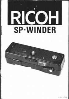 Ricoh 500 RF manual. Camera Instructions.